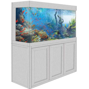 White Oak 135 Gallon Glass-Fish-Tank